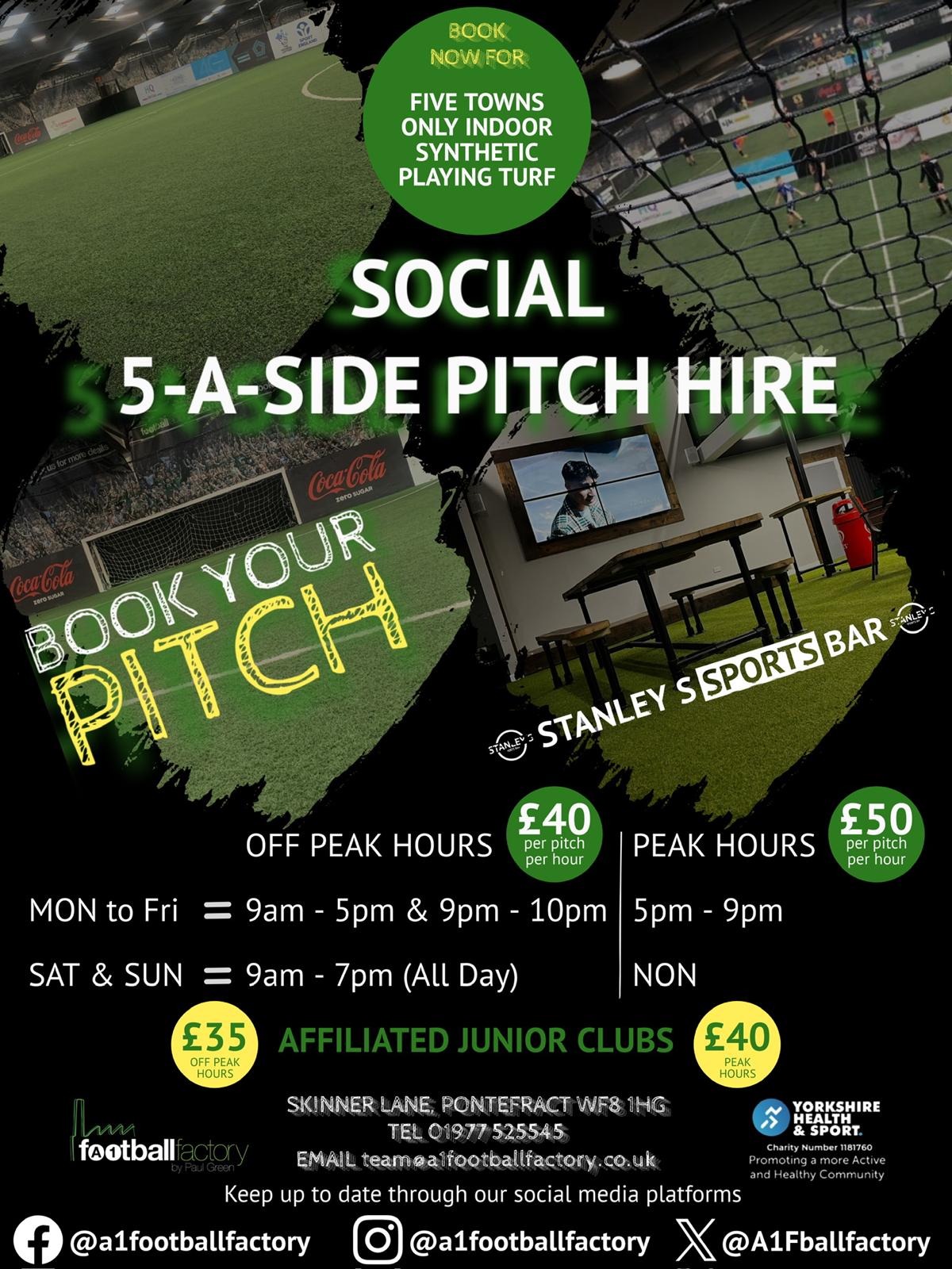 Social 5-A-SIDE Hire